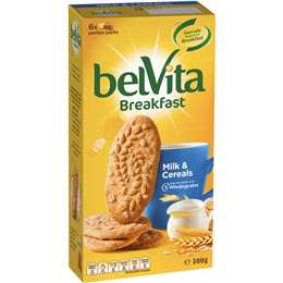 Belvita Breakfast Biscuit Milk and Cereals 300g 6pk