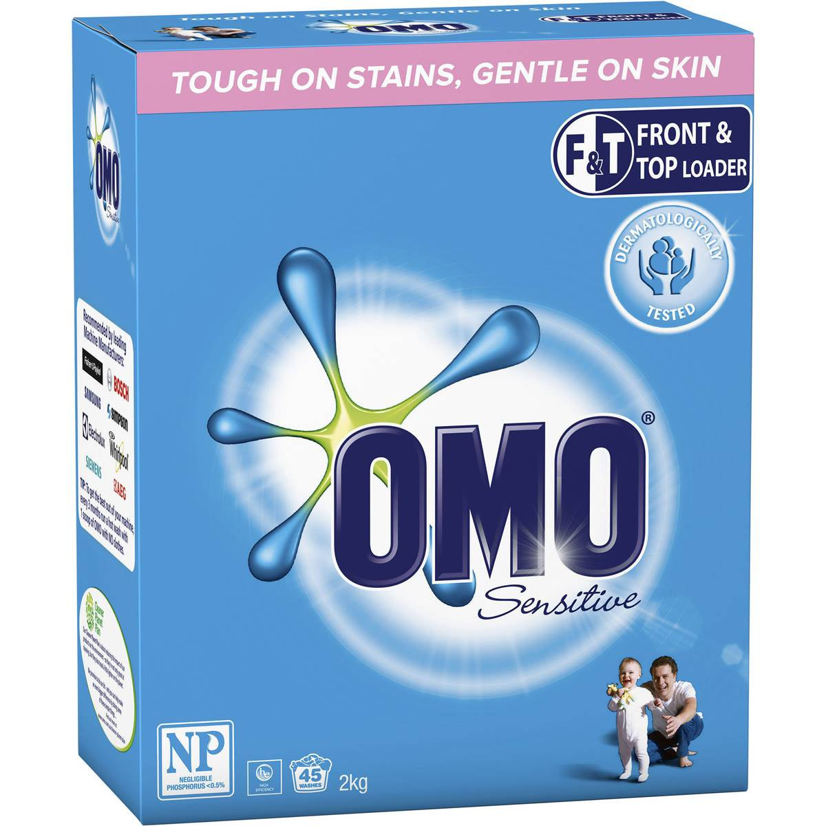 OMO Laundry Detergent Powder Sensitive 2kg