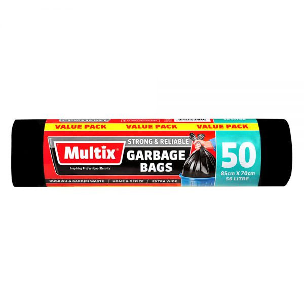 Multix Garbage Bags 56L 50pk