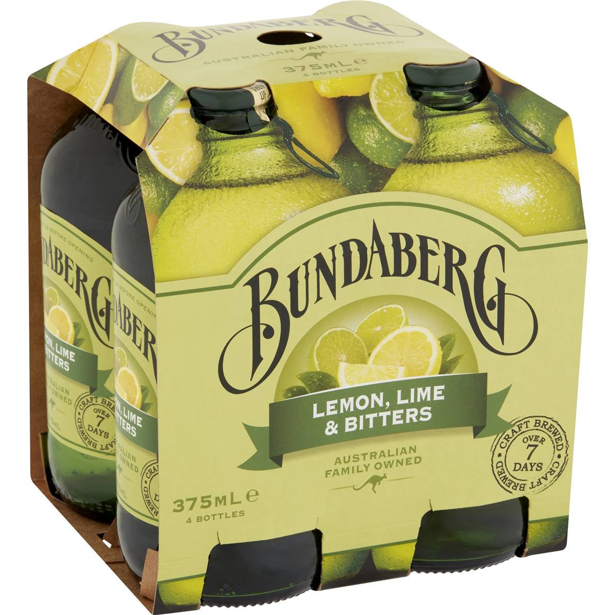 Bundaberg Lemon Lime & Bitters 375ml 4pk