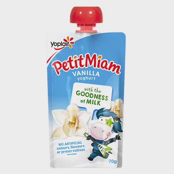 Yoplait Petit Miam Vanilla Yoghurt Pouch70g