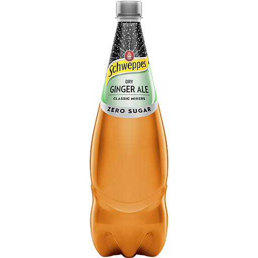 Schweppes Dry Ginger Ale Zero Sugar 1.1L