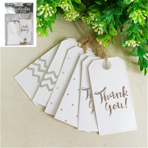 Metallic Silver Gift Card 12pk