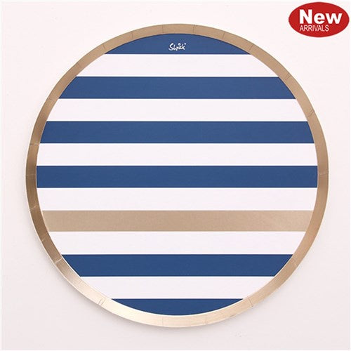 Navy Paper Plate 18cm