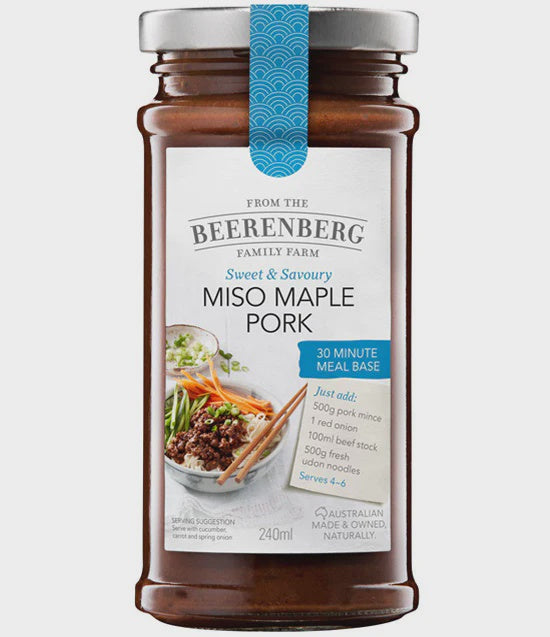 Beerenberg Miso Maple Pork Meal Base 240ml