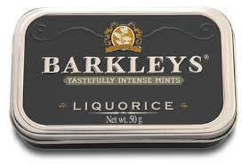 Barkleys Licquorice Mints 50g