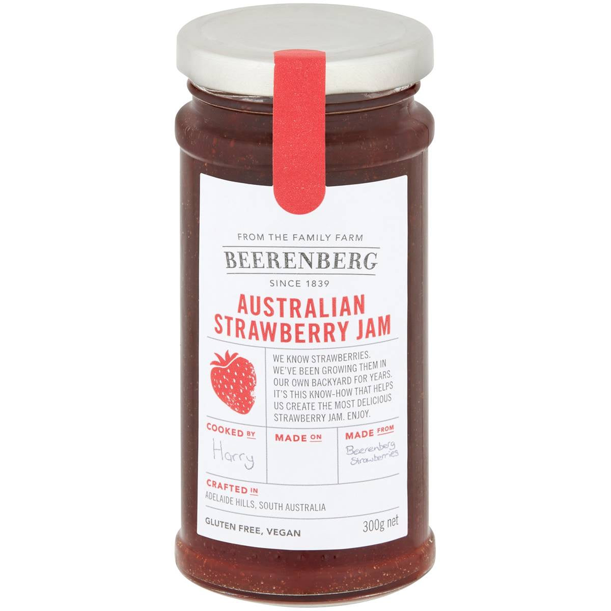 Beerenberg Australian Strawberry Jam 300g