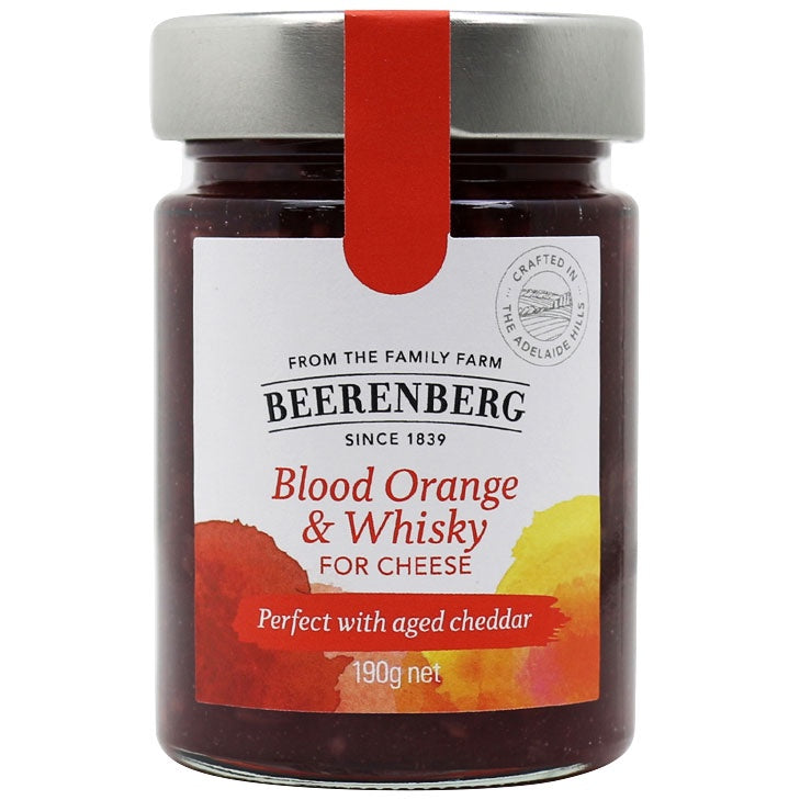 Beerenberg Blood Orange Whisky For Cheese 190g