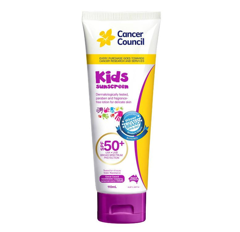 Cancer Council KIDS  Sunscreen Lotion SPF50+ 110ml