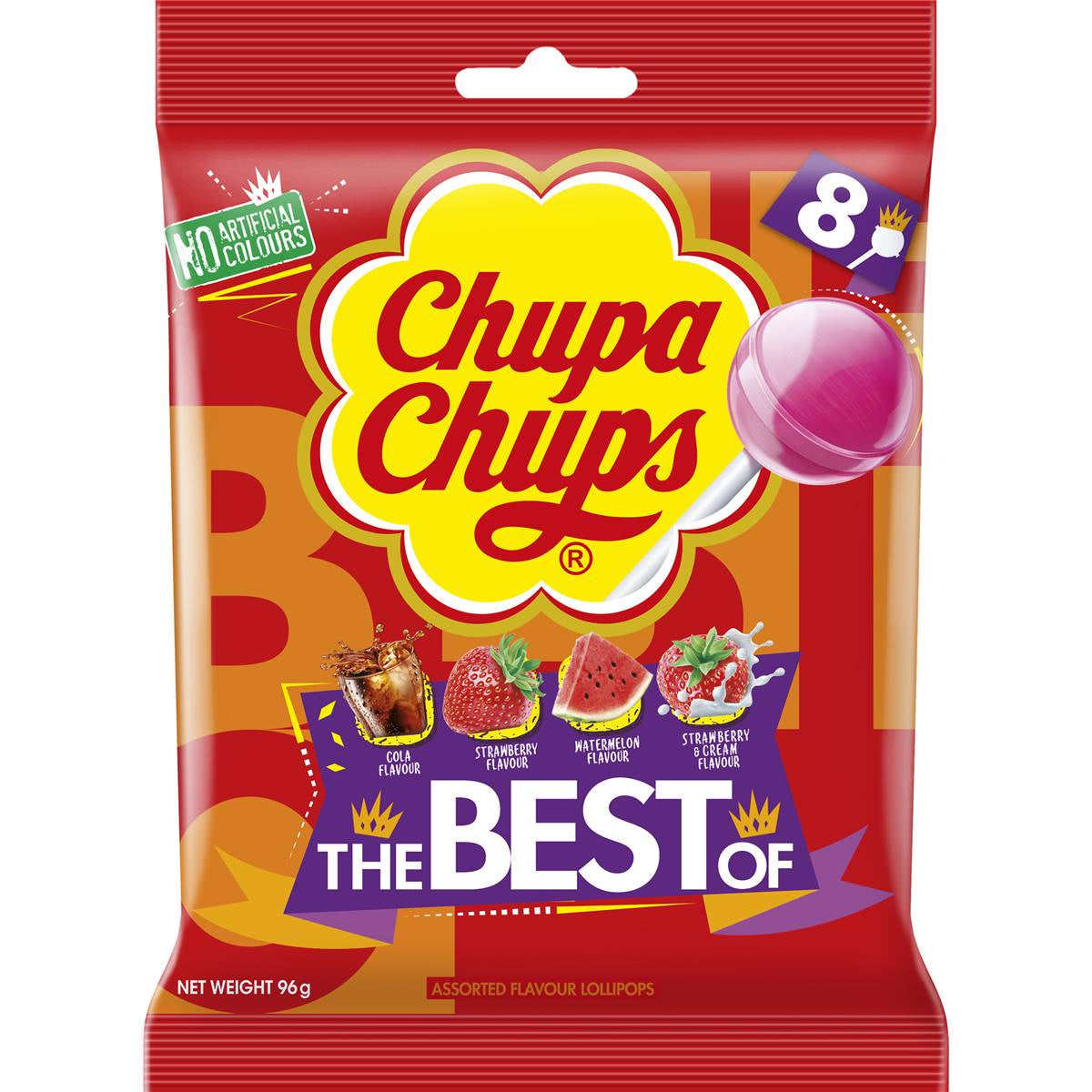 Chupa Chups 96g Pk 8