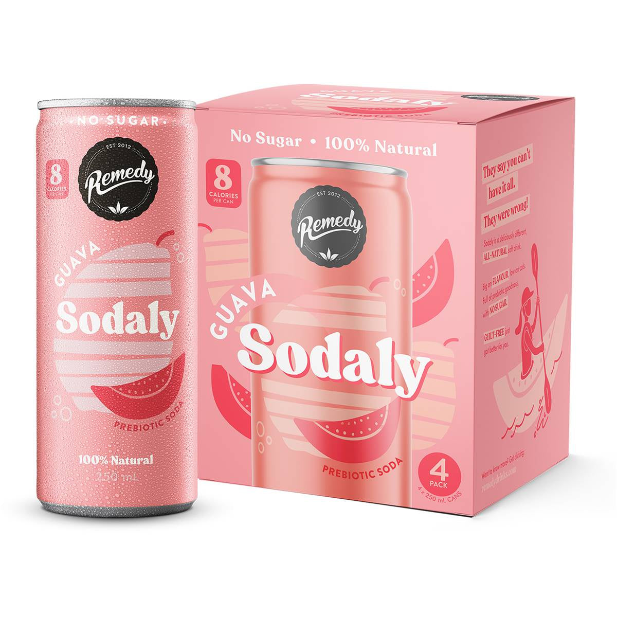 Remedy Sodaly Guava 4 x 250ml