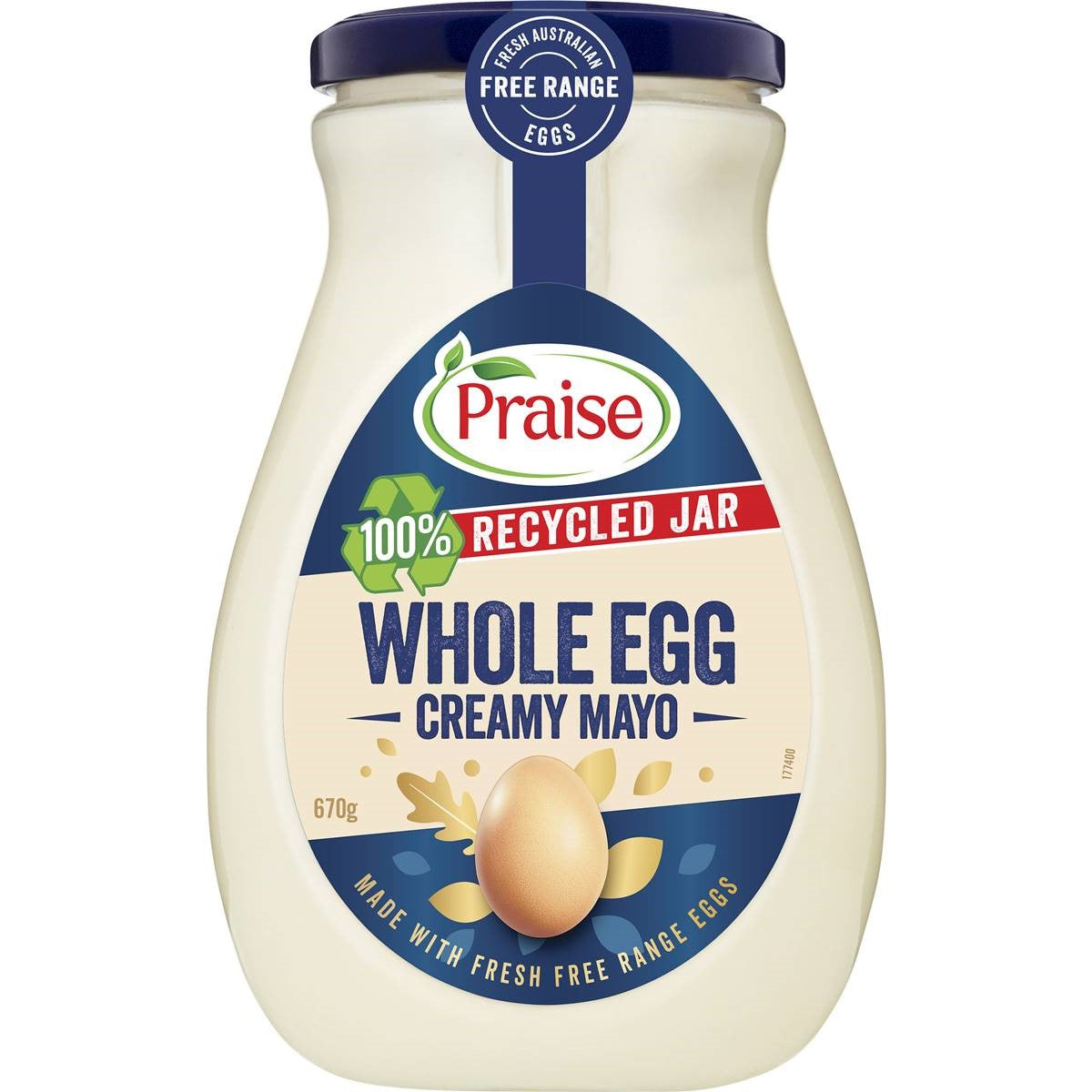 Praise Creamy Whole Egg Mayonnaise 670g