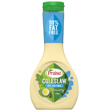 Praise Dressings Coleslaw 99% Fat Free 330ml