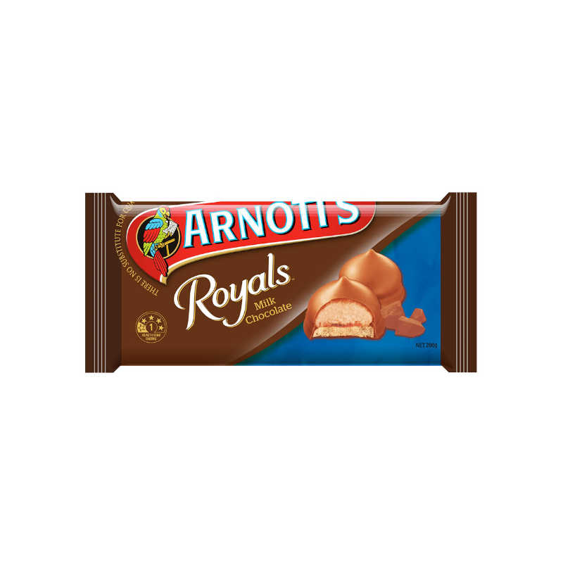 Arnotts Royals Milk Chocolate 200g
