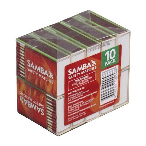 Samba Safety Matches Original 10pk