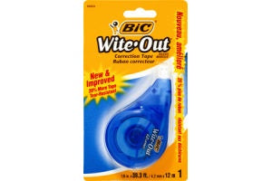 Bic Witeout Correction Tape 1pk