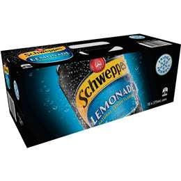 Schweppes Lemonade Cans 375mlx10pk