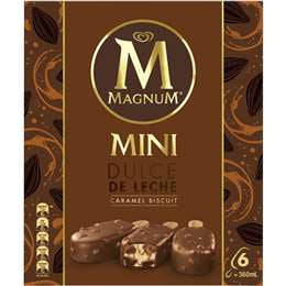 Magnum Mini Dulce De Leche 6pk