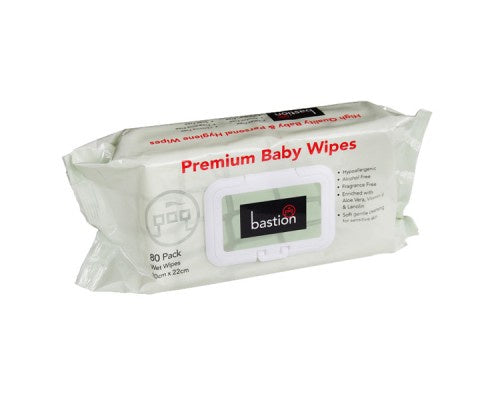 Bastion Baby Wipes 80 Sheets