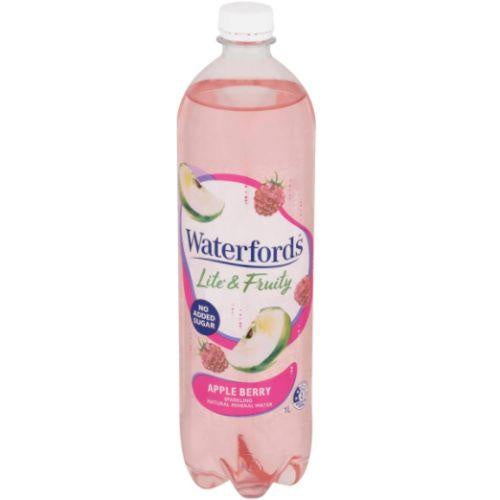 Waterfords Sparkling Mineral Water Apple Berry  1L