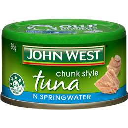 John West Tuna Chunks in Springwater 95g