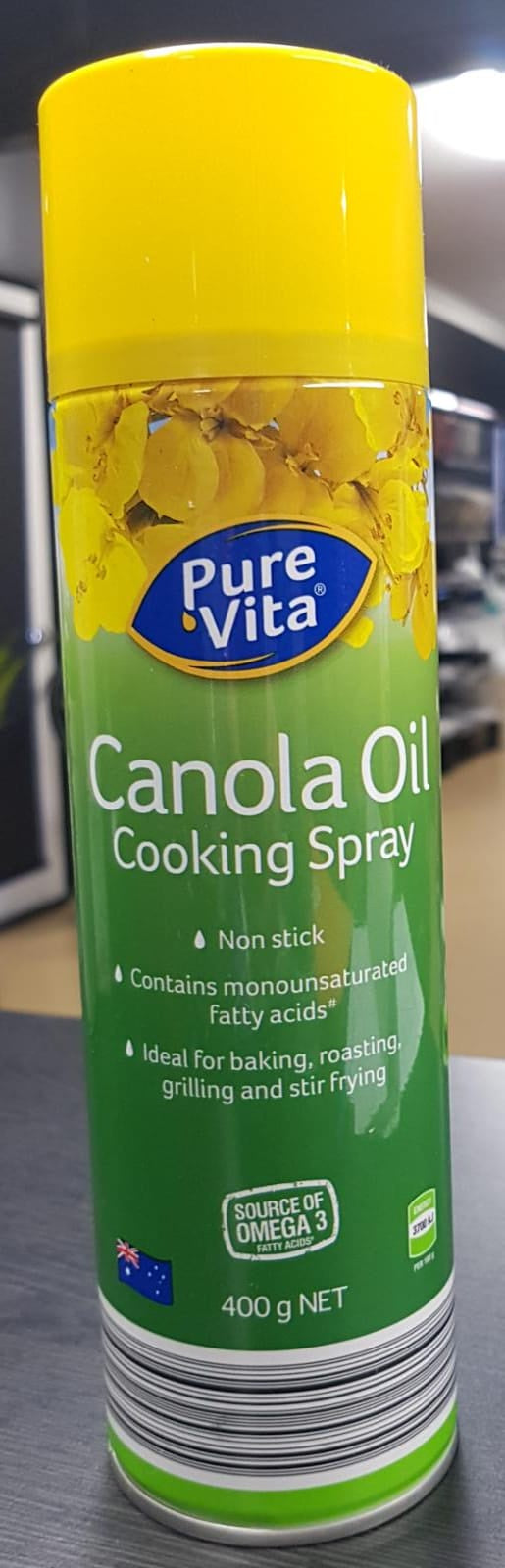 Pure Vita Canola Oil Cooking Spray 400g