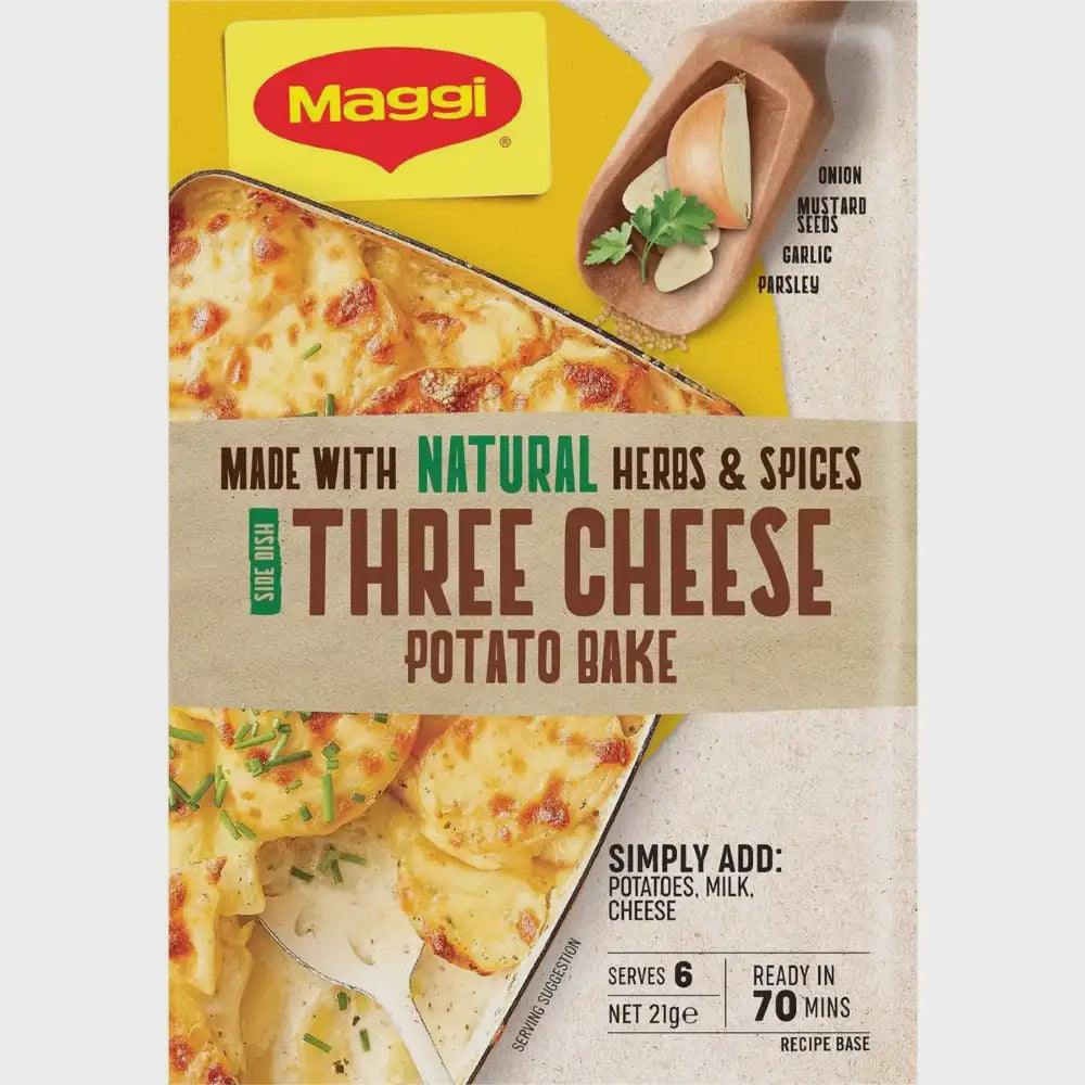 Maggi Three Cheese  Potato Bake 21g