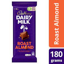 Cadbury Dairy Milk Roast Almond Block 180g