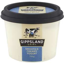 Gippsland Yoghurt Smooth & Creamy 700g