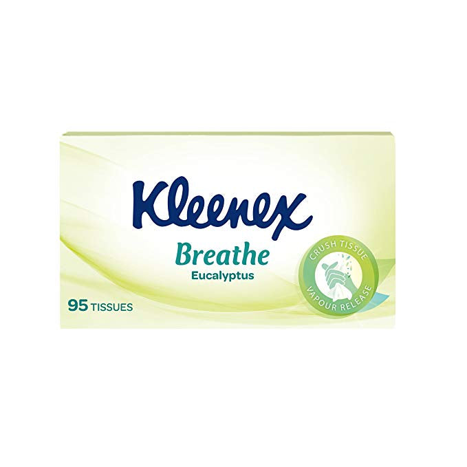 Kleenex Tissues Breathe Eucalyptus 140pk
