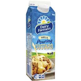 Dairy Farmers Vanilla Custard Pouring 1kg