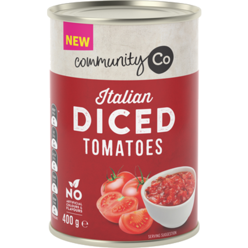 Community Co Italian Diced Tomatoes 400g