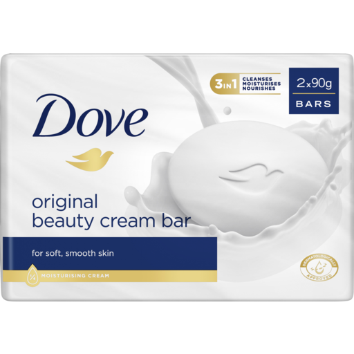 Dove Beauty Cream Bar Soap 90g 2pk
