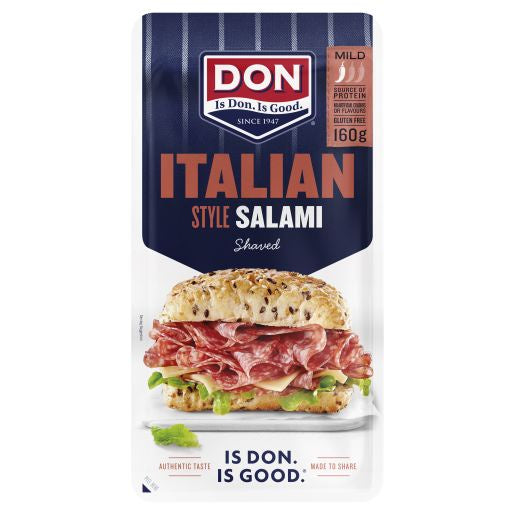 Don Italian Style Salami Shaved 160g