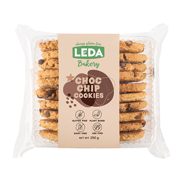 Leda Gluten Free Choc Chip Cookies Bakery Range 250g