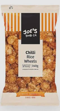 Joe's Food Co Rice Wheels Chilli140g