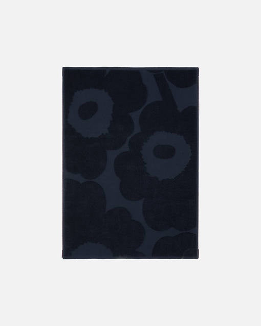 Marimekko Unikko Hand Towel Dark Blue 50x70cm